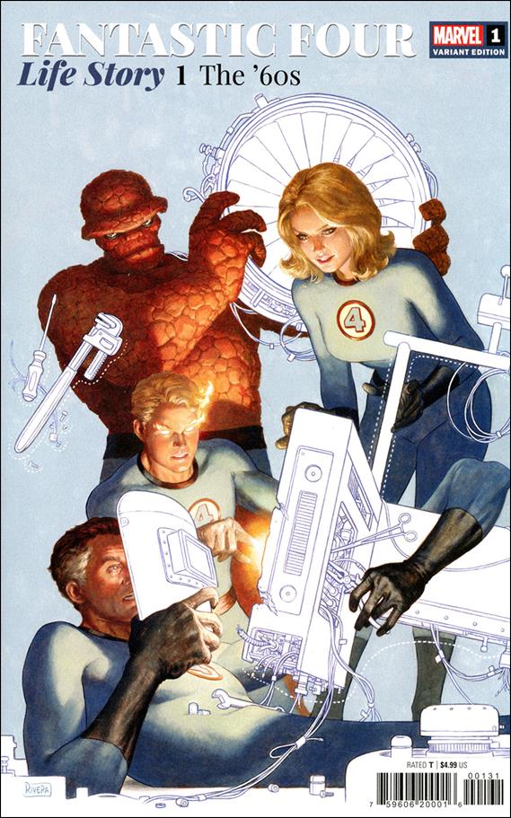Fantastic Four: Life Story issue 1-D Paolo Rivera 1:25 Cover