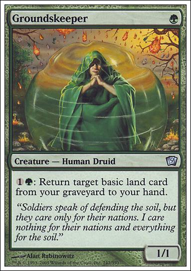 Magic the Gathering: 9th Edition (Base Set) card 247 Groundskeeper