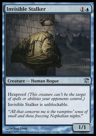 Magic the Gathering: Innistrad (Base Set) card 60 Invisible Stalker