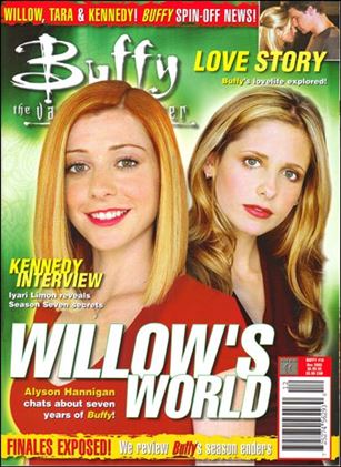 Buffy the Vampire Slayer Magazine issue 10-B Willow & Buffy Cover