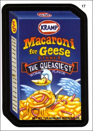Wacky Packages All-New: Series 1 (Base Set) card 17 Macaroni for Geese