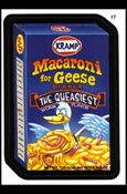 Wacky Packages All-New: Series 1 (Base Set) card 17 Macaroni for Geese