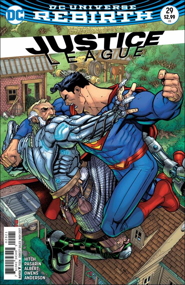 Justice League (2016) issue 29-B Nick Bradshaw Cover