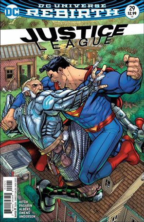 Justice League (2016) issue 29-B Nick Bradshaw Cover
