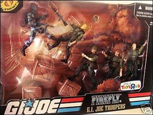G.I. Joe 25th Anniversary Battle Packs figure 16 G.I.Joe Greenshirts Vs Firefly (TRU exclusive)