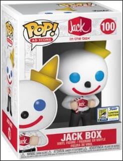 POP! Ad Icons figure 100 Jack Box SDCC 2020