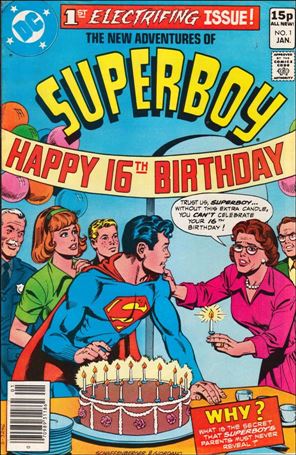 New Adventures of Superboy issue 1-C UK Price Cover