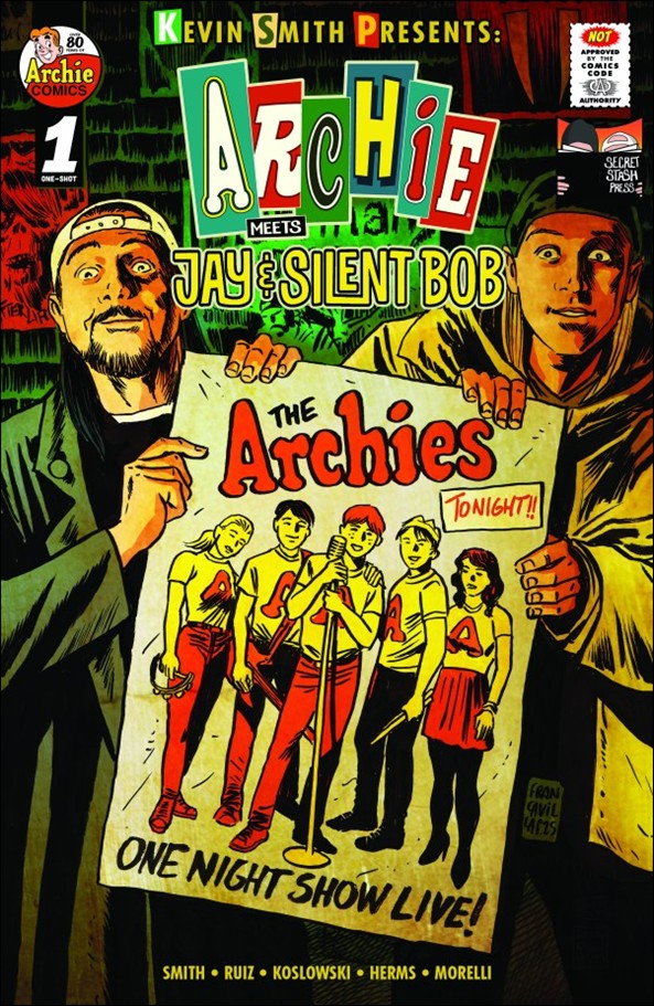 Archie Meets Jay & Silent Bob issue 1-J Francesco Francavilla Foil Cover