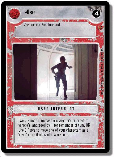Star Wars: Cloud City Limited (Base Set) card 145 Dash