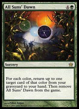 Magic the Gathering: Fifth Dawn (Base Set) card 81 All Suns' Dawn
