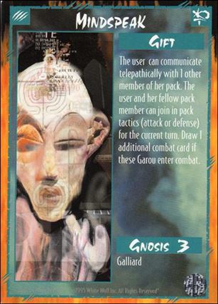 Rage Limited (Base Set) card 170 Mindspeak