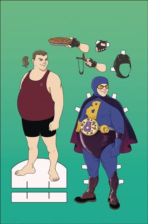 Saban's Go Go Power Rangers issue 6-B Audrey Mok Paper Doll Cover
