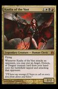 Magic the Gathering: Commander (Base Set) card 206 Kaalia of the Vast
