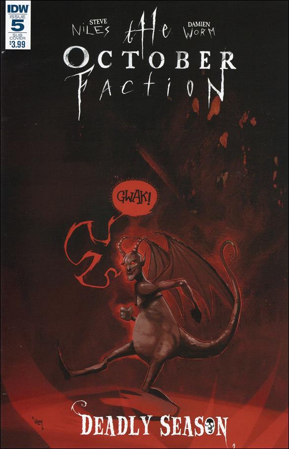 October Faction: Deadly Season issue 5-B Damien Worm Subscription Cover