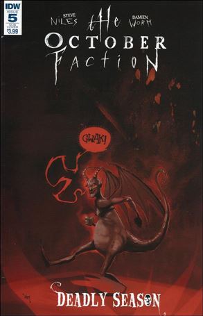 October Faction: Deadly Season issue 5-B Damien Worm Subscription Cover