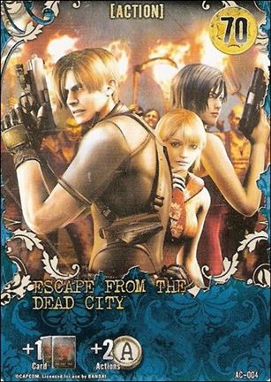 Resident Evil (Base Set) card AC-004 Escape From The Dead City