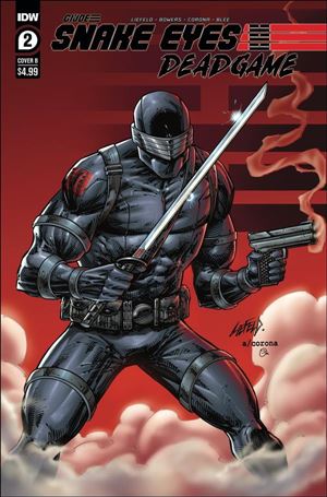 Snake Eyes: Deadgame issue 2-B Rob Liefeld Red Background Cover