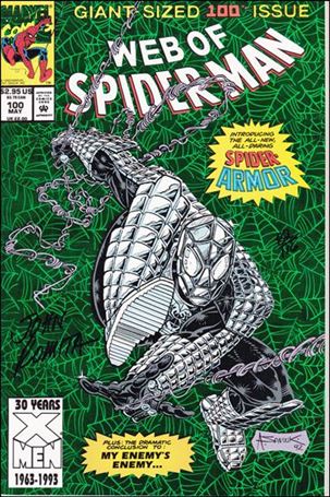Web of Spider-Man (1985) issue 100-B DF (Signed by John Romita) 1/116