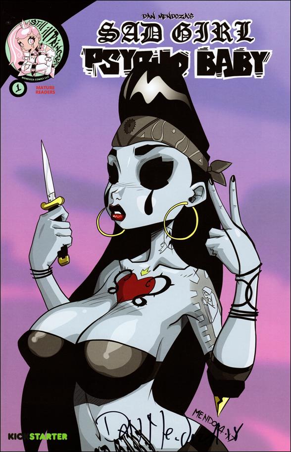 Sad Girl Psycho Baby issue 1 Dan Mendoza "Throwing it Up" Cover