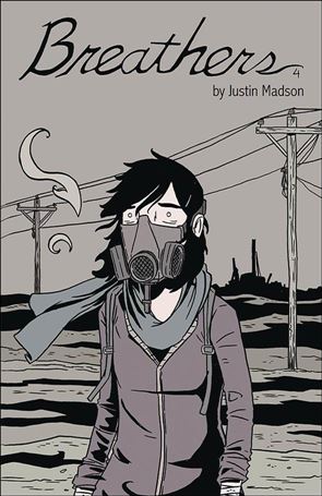 Breathers issue 4-B Utility Pole Backgound Cover