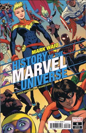 History of the Marvel Universe (2019) issue 6-B Javier Rodriguez Cover