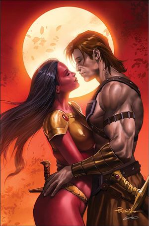 Dejah Thoris Versus John Carter issue 4-N Lucio Parrillo Virgin Cover