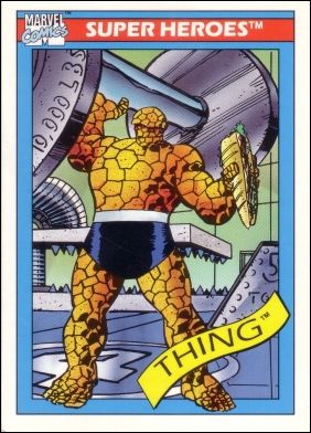 Marvel Universe: Series 1 (Base Set) card 6 Thing