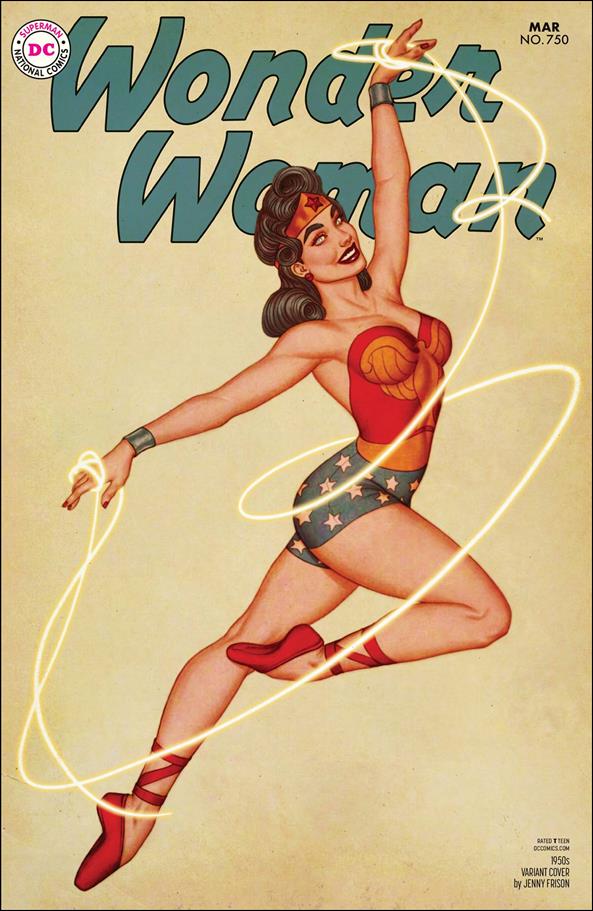 Wonder Woman (1942) issue 750-C Jenny Frison 1950's Cover