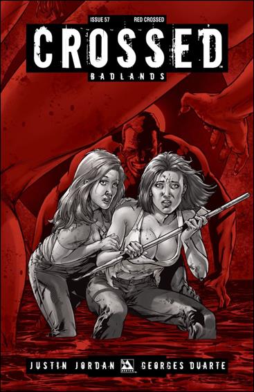 Crossed: Badlands issue 57-E Red Crossed Cover