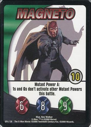 X-Men Trading Card Game (Base Set) card 124 Magneto
