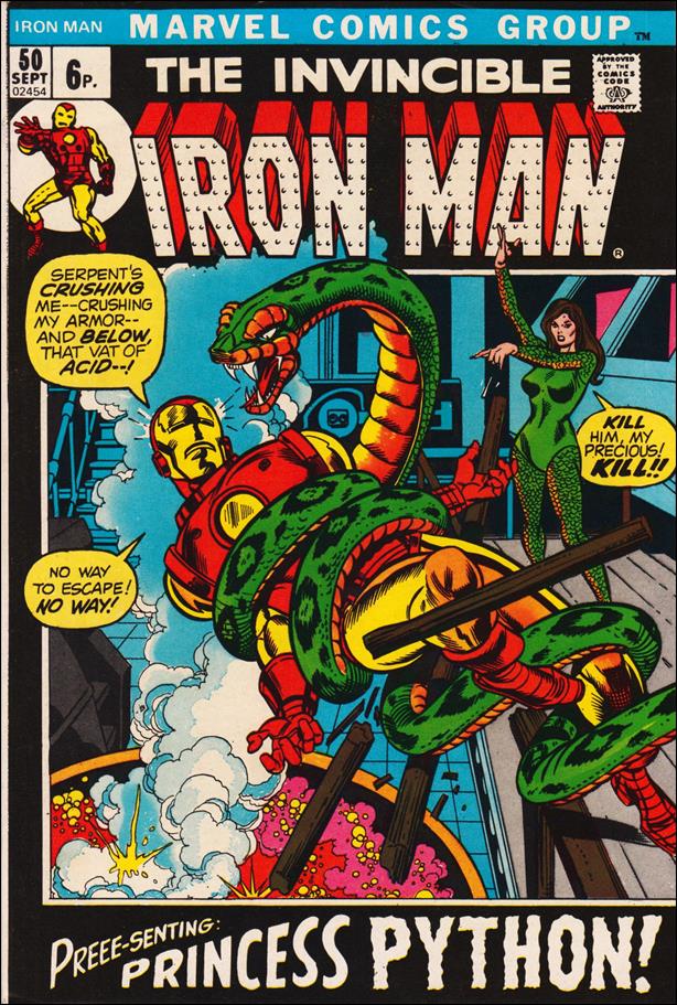 Iron Man (1968) issue 50-B UK Price Cover