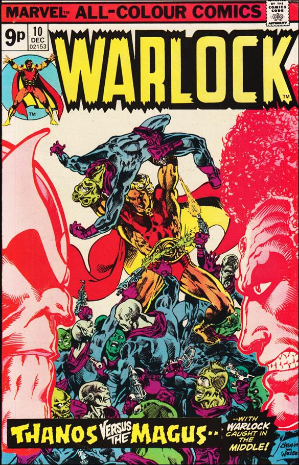 Warlock (1972) issue 10-B UK Price Cover