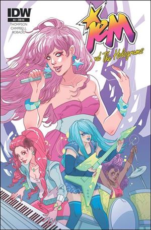 Jem and the Holograms issue 4-B Marguerite Sauvage 1:10 Cover