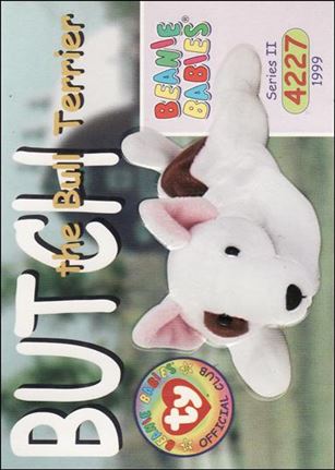 Beanie Babies Series 2 (Base Set) card 159 Butch the Bull Terrier