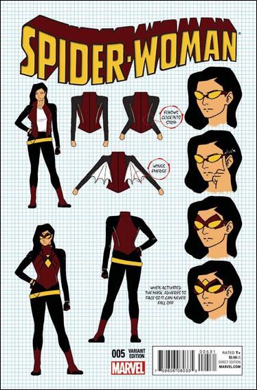 Spider-Woman (2015) issue 5-B Kris Anka 1:20 Design Cover