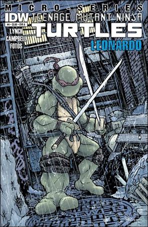 Teenage Mutant Ninja Turtles MicroSeries issue 4 David Peterson Cover