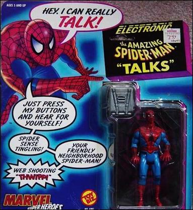 Marvel Super Heroes and X-Men (Electronic Talking) figure 1 Spider-Man