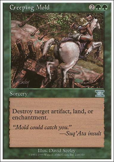 Magic the Gathering: 6th Edition (Base Set) card 220 Creeping Mold