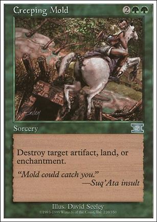 Magic the Gathering: 6th Edition (Base Set) card 220 Creeping Mold