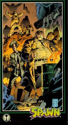 Spawn: Widevision (Base Set) card 141 The Bum Brigade