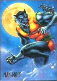Fleer Ultra Spider-Man (Base Set) card 36 Man-Wolf
