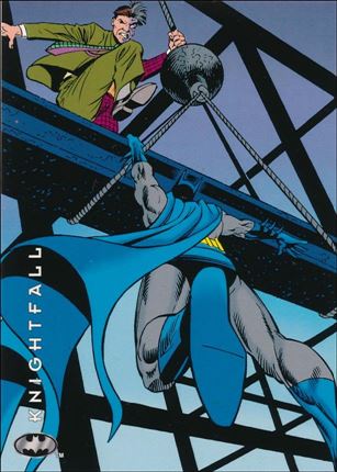 Batman: Saga of the Dark Knight (Base Set) card 77 Knightfall - Tipping the Scale