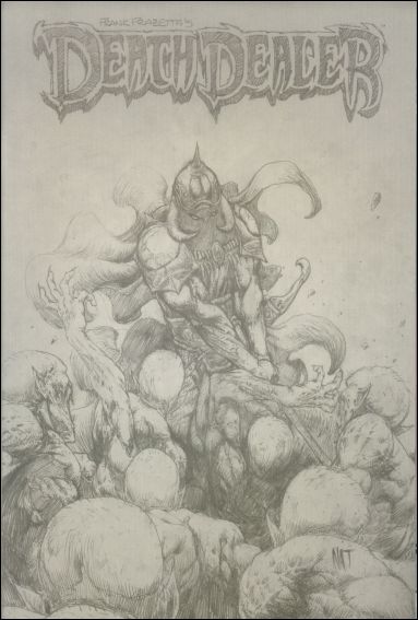 Frank Frazetta's Death Dealer (2007) issue 4-C Nat Jones 1:25 Sketch Cover
