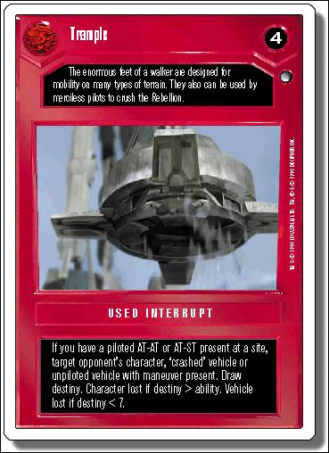 Star Wars: Hoth Revised (Base Set) card 54 Trample