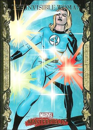 2007 Marvel Masterpieces (Parallel Gold Border Base Set) card 41 The Invisible Woman