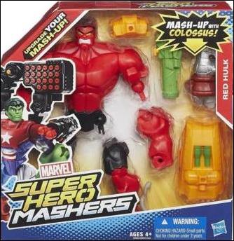 Marvel Super Hero Mashers (Deluxe) figure 7 Red Hulk