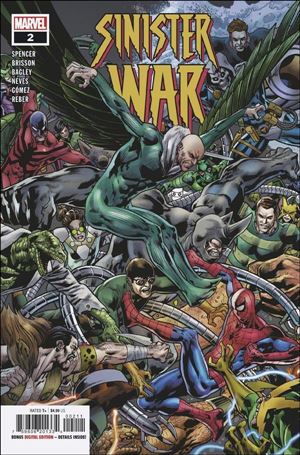 Sinister War issue 2 Bryan Hitch Cover