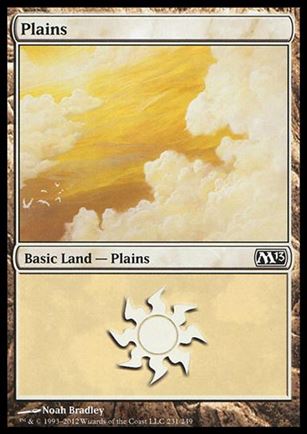 Magic the Gathering: 2013 Core Set (Base Set) card 231 Plains