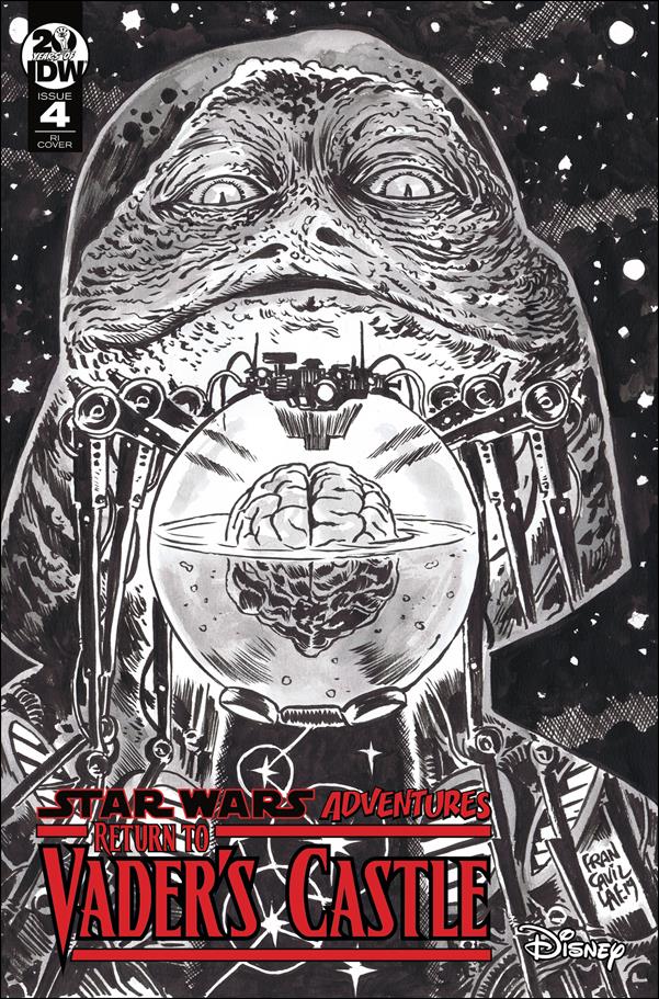 Star Wars Adventures: Return to Vader's Castle issue 4-C Francesco Francavilla 1:10 Black & White Cover