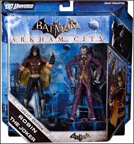 DC Universe: Batman Legacy (2-Packs) figure 4 Robin and The Joker (Arkham City)